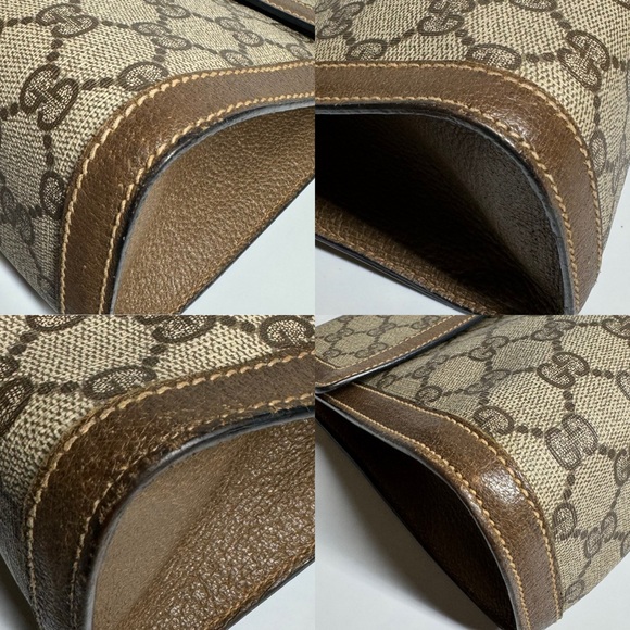 🔴SOLD🔴Gucci Large Ophidia Sherry Line Supreme GG Monogram Clutch - Picture 7 of 13